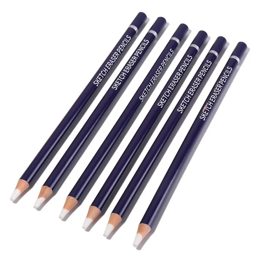 

6PCS Manga Drawing Pen for Artist Home Painting Pen Shape Erasers Eraser Pencils Sketch Pencils Artist Eraser Pencils