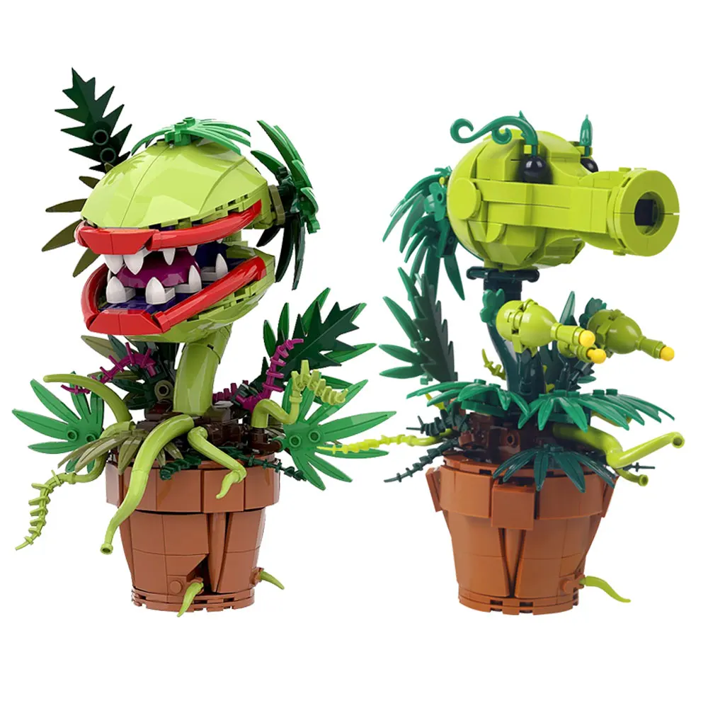 

Строительные блоки — Пожиратель растений — Шутер гороха — Игрушечный конструктор для детей Развивающие игры