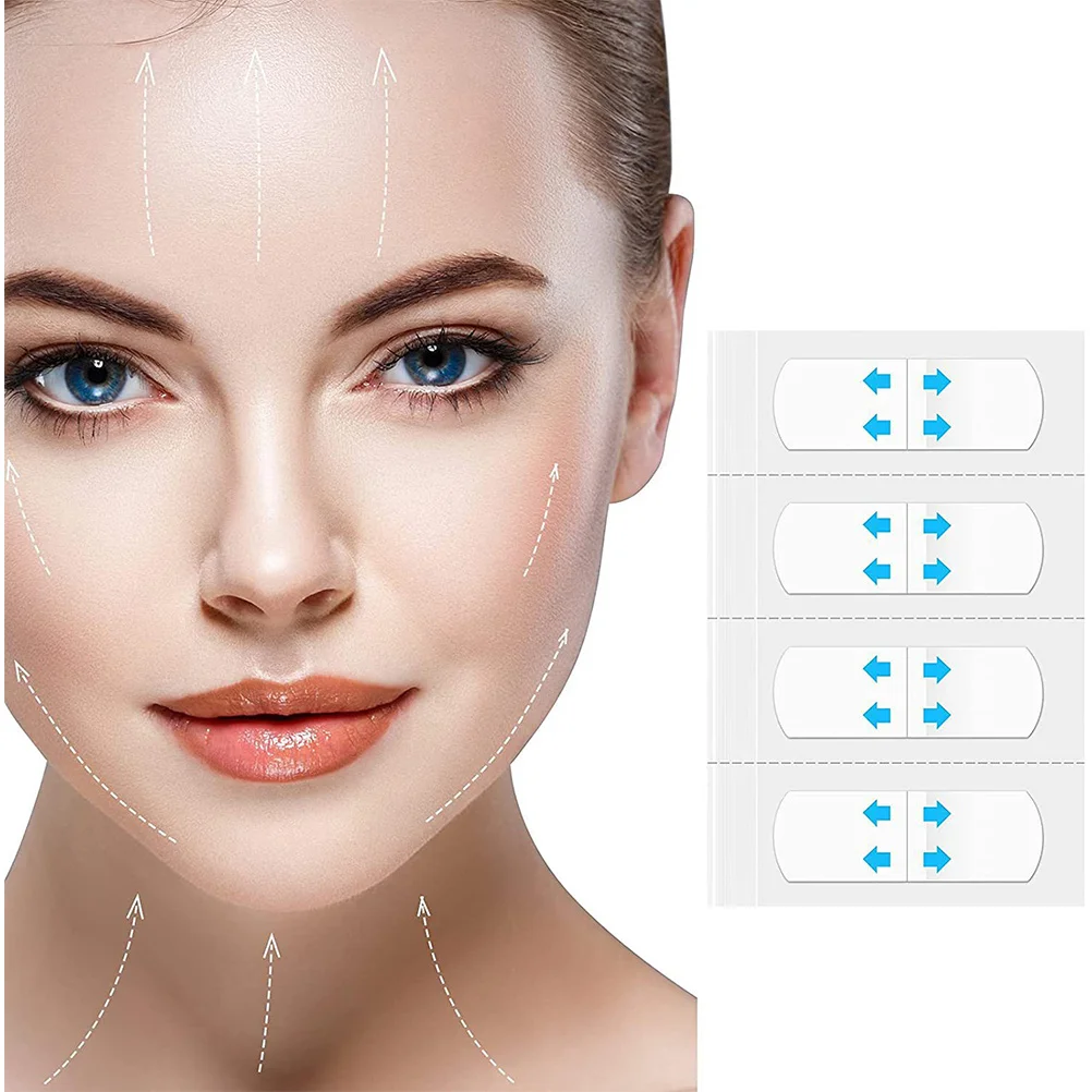 Face Lift Tape Stickers Instant Lifting Skin Patch Slimming Neck Chin Double Invisible V Bandeye Strip Tool Makeup Shaped