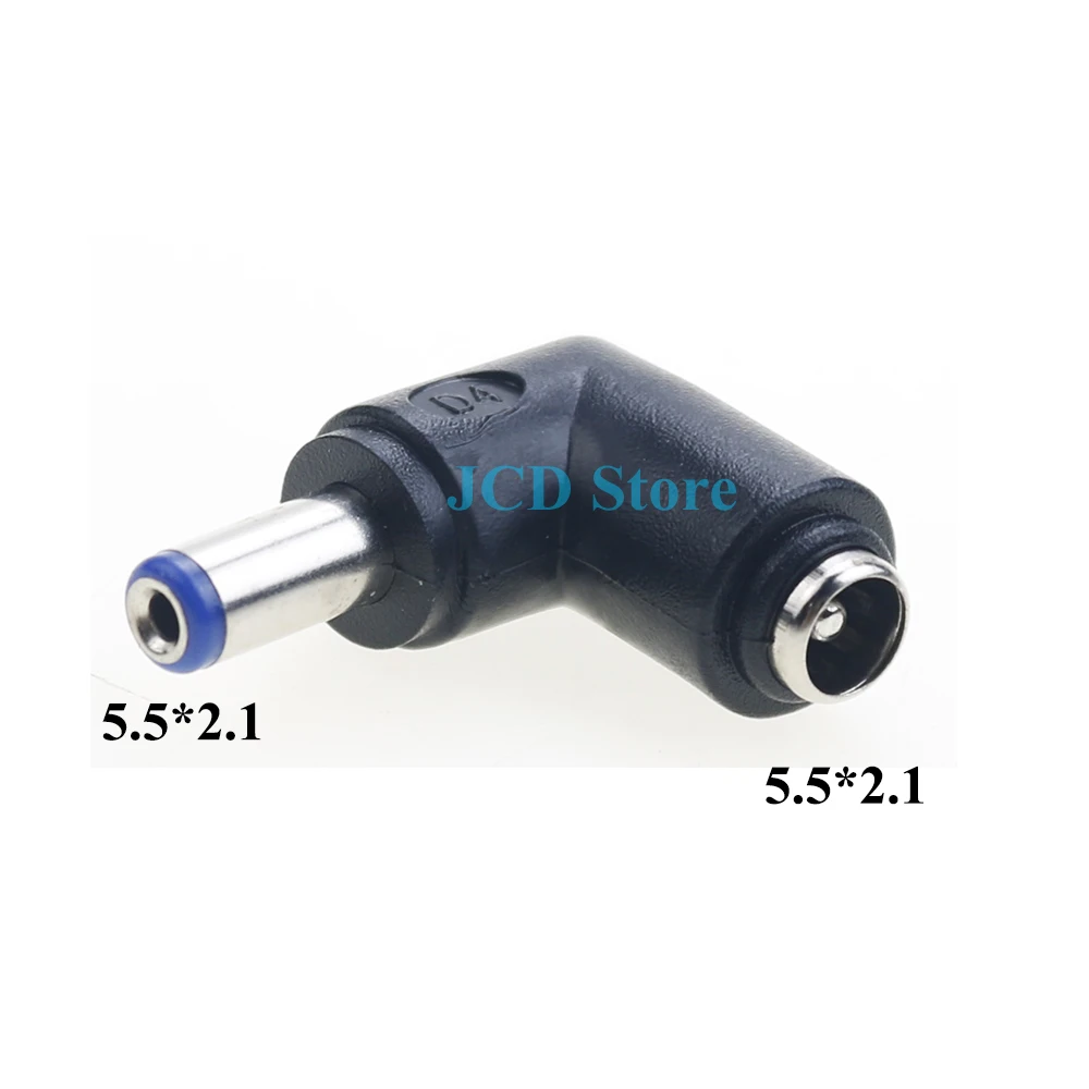1 Stück Steckverbinder für DC-Netzteil, Stecker, Konvertierungskopf, Buchse, 5,5 x 2,5/2,1 mm, weiblich, auf Stecker, 5,5 x 2,1/2,5 m