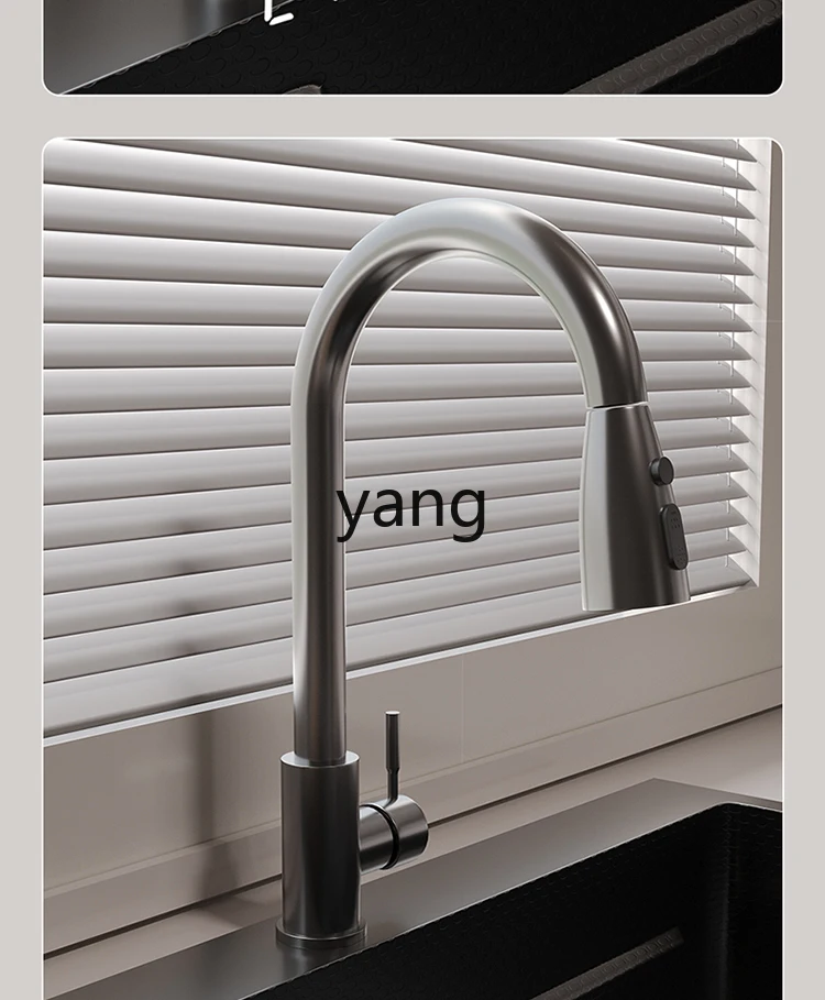 حوض غسيل الخضروات LTT 304 من الفولاذ المقاوم للصدأ للمطبخ، حوض فردي كبير سميك