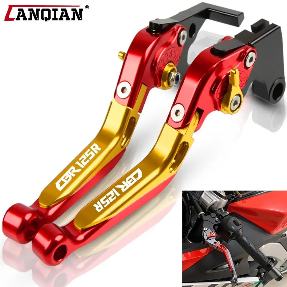 

Motorbike Adjustable Handbrake Brake Clutch Levers For Honda CBR125R CBR 125R 2011 2012 2013 2014 2015 2016 2017 2018 2019 2020