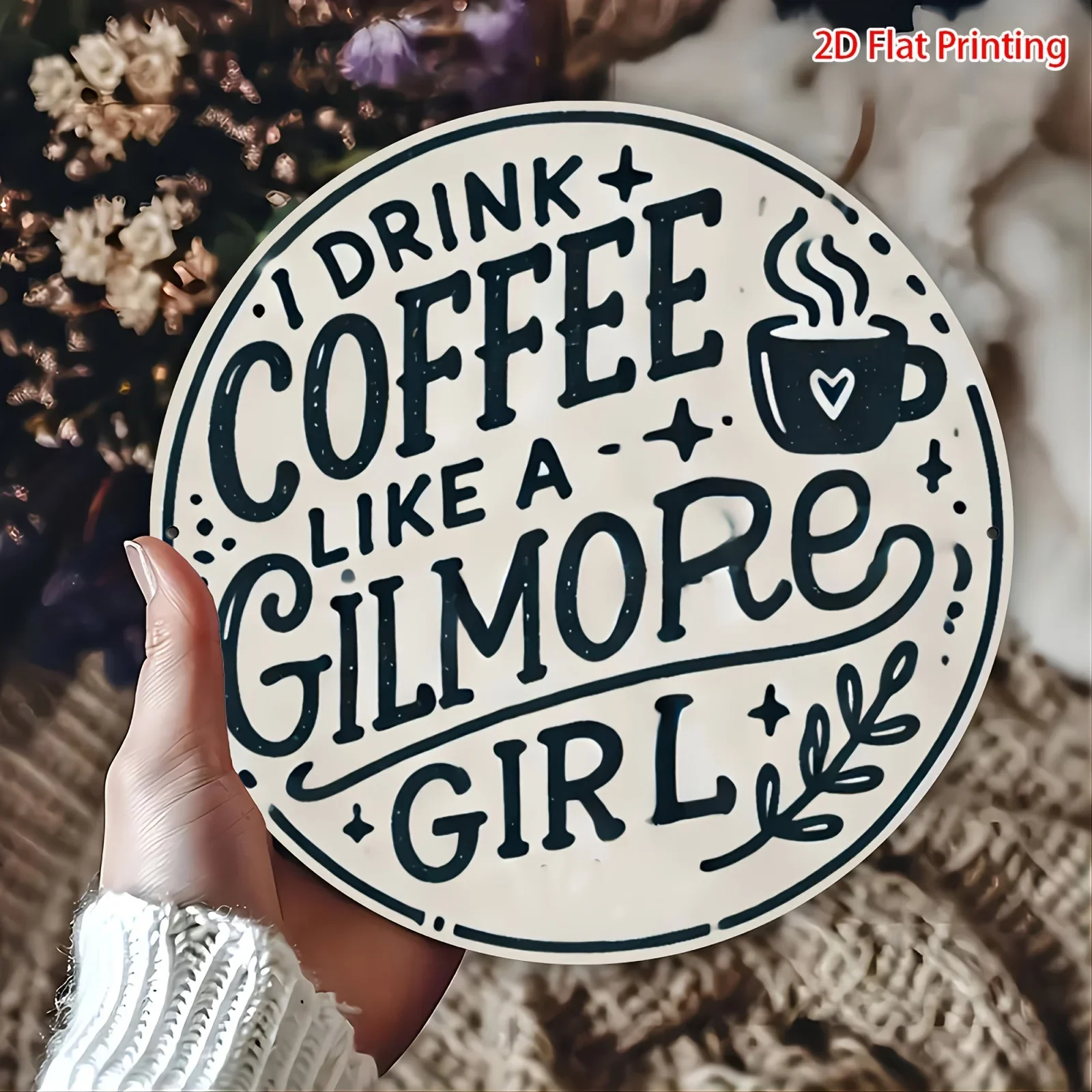 1pc Vintage Gilmore Girls Wall Art Sign 