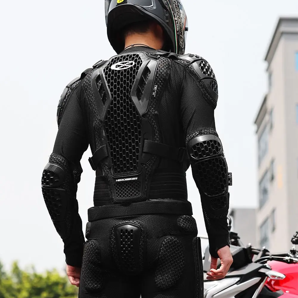 Motorcycle Jacket Men Women Motorcycle Full Body Armor Jacket Moto Turtle Motocross Racing Jacket CE Approved Protective Gear