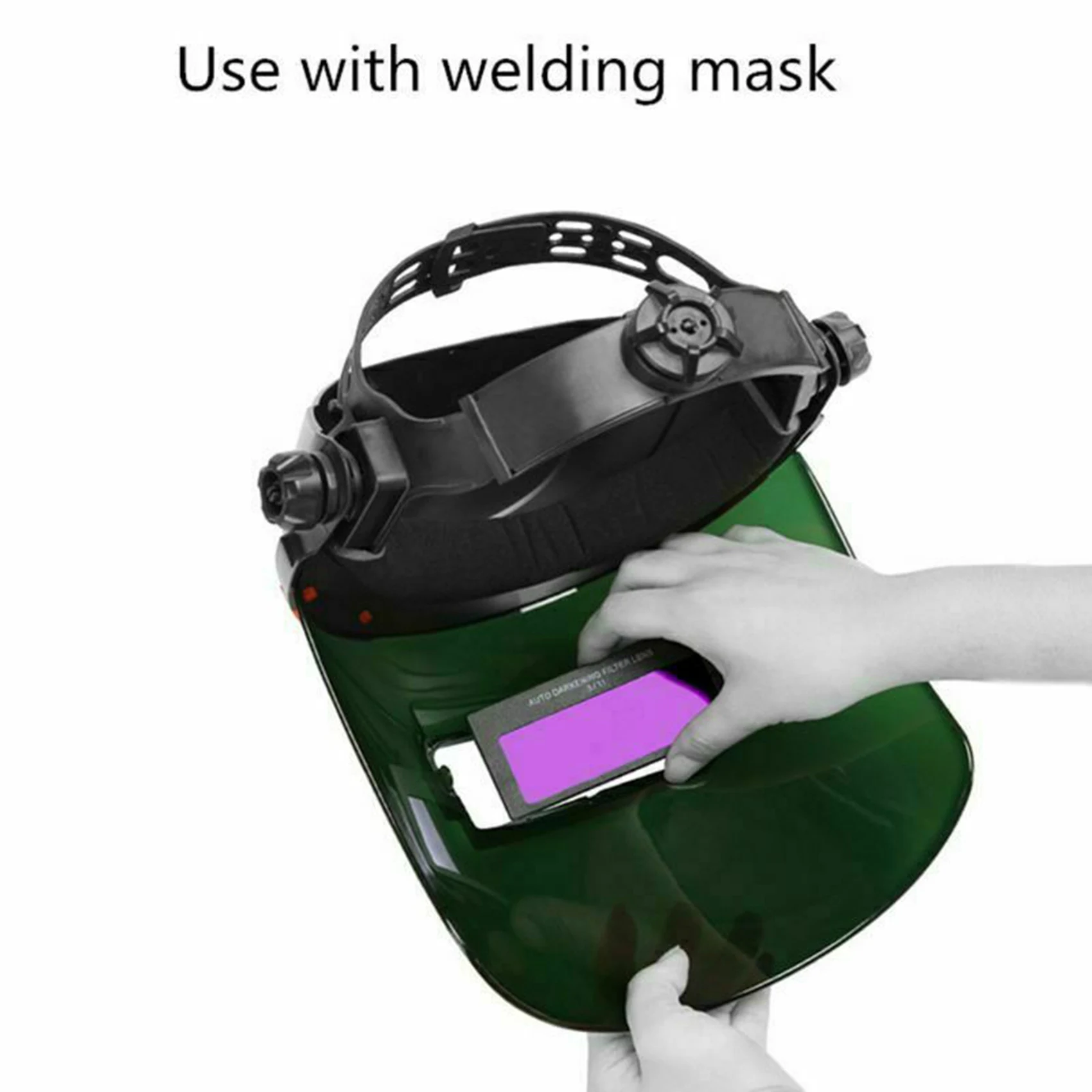 

Y42A-2Pc Solar Auto Darkening Welding Helmet Eyes Lens Shade Goggle Welder Glasses