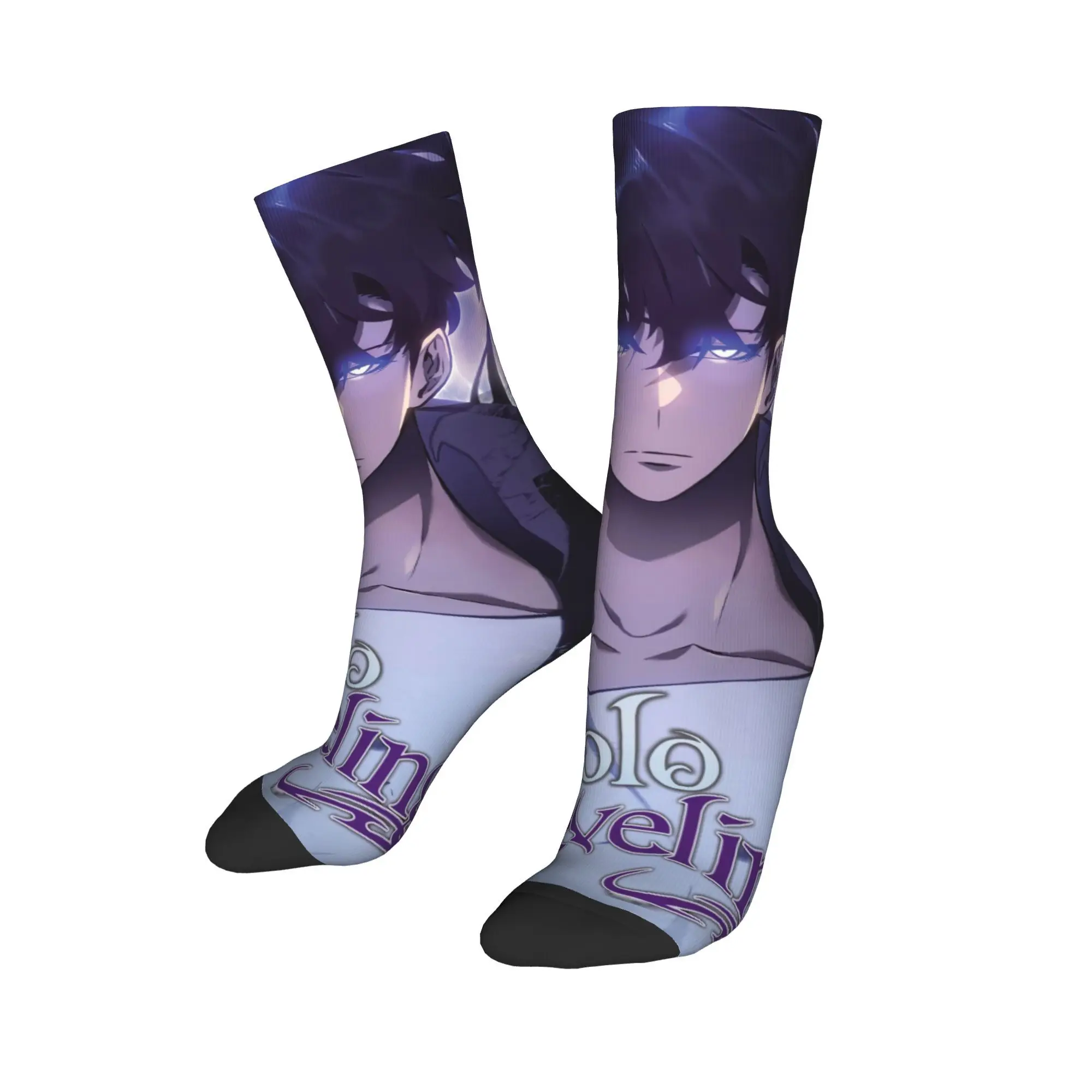 

Autumn Winter Colorful Men's Women's Anime Solo Leveling Socks Non-slip Basketball Socks