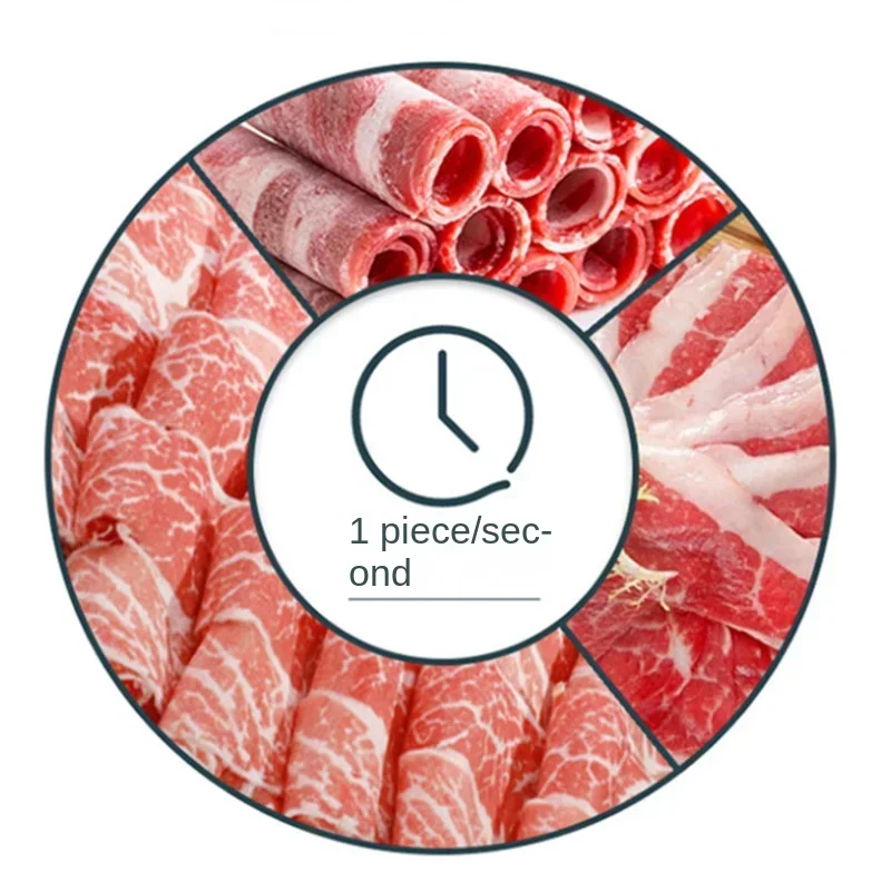 Коммерческая техника, автоматическая слайсер, электрическая машина для резки мяса из баранины из нержавеющей стали, коровьей рулеты, для ресторанов с горячими горшками