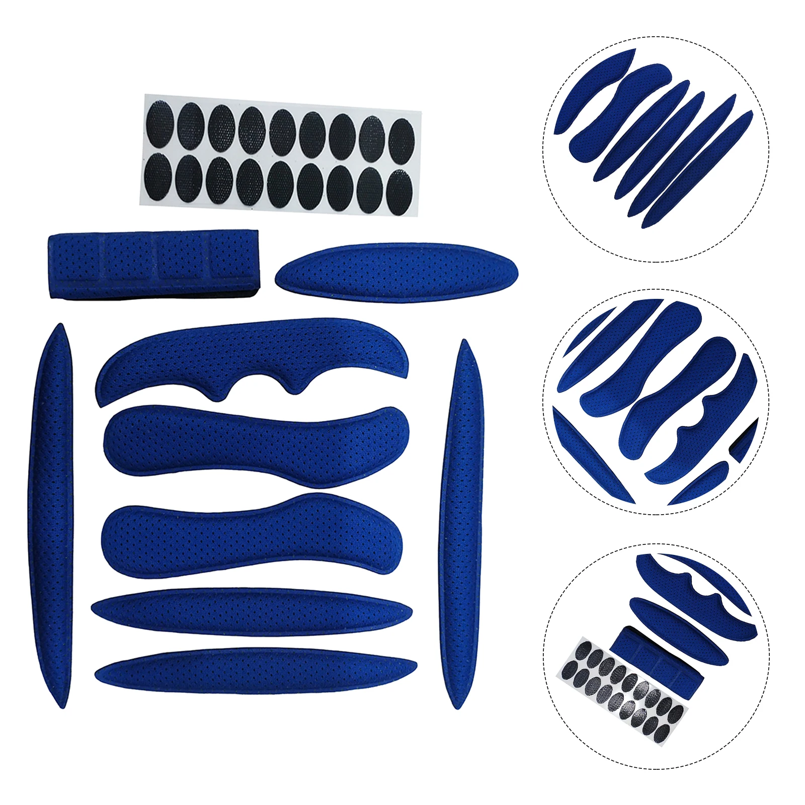 

1Set Cycling Pad Replacement Thickened Sponge Absorption Internal Padding Hook Loop Fast Install Riding Cushion