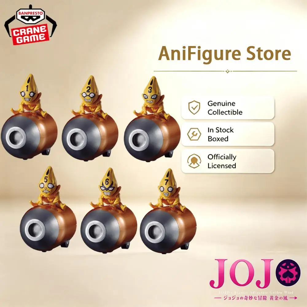 Genuine In Stock Banpresto JoJo's Bizarre Adventure: Golden Wind Pull-Back Car S P Figure Anime Model Toy Collectible