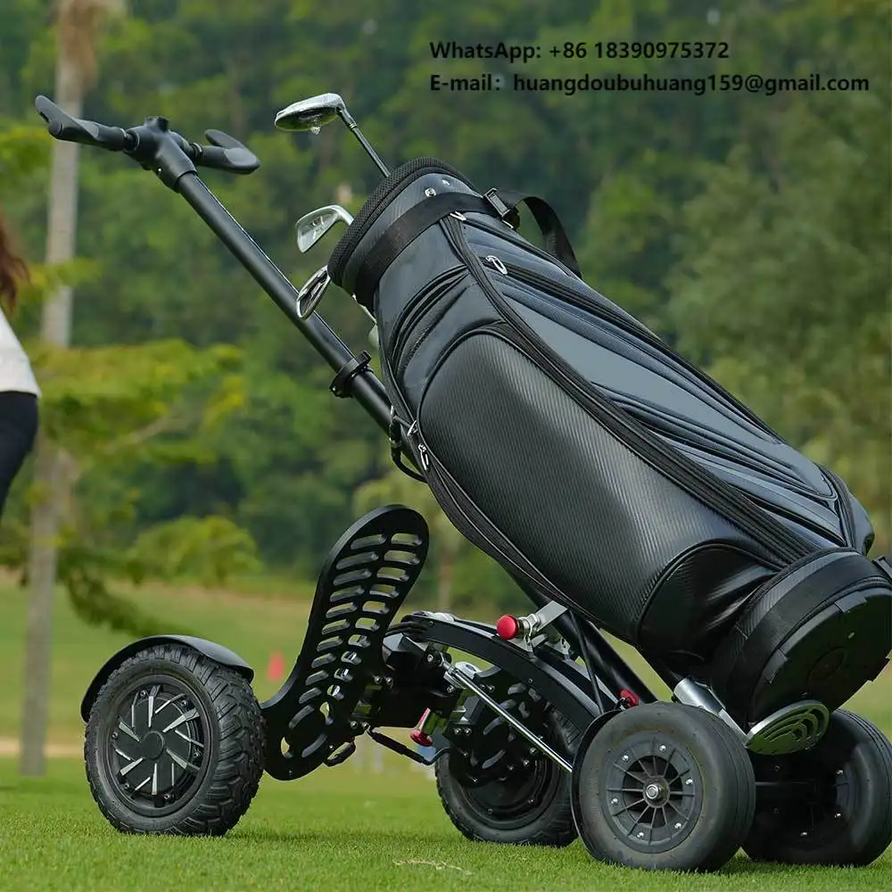 

Легкая алюминиевая электрическая мини-гольф-тележка Eswing 3-в-1 с литиевой батареей, простая в использовании, мини-электрическая тележка для гольфа