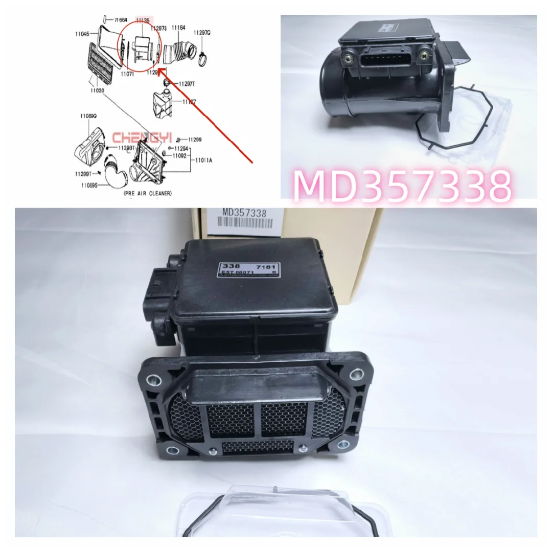 

Auto Air Flow Meters MD357338 E5T06071 MAF Sensors Fit For Pajero Montero V23W V31W V33W V43W V45W