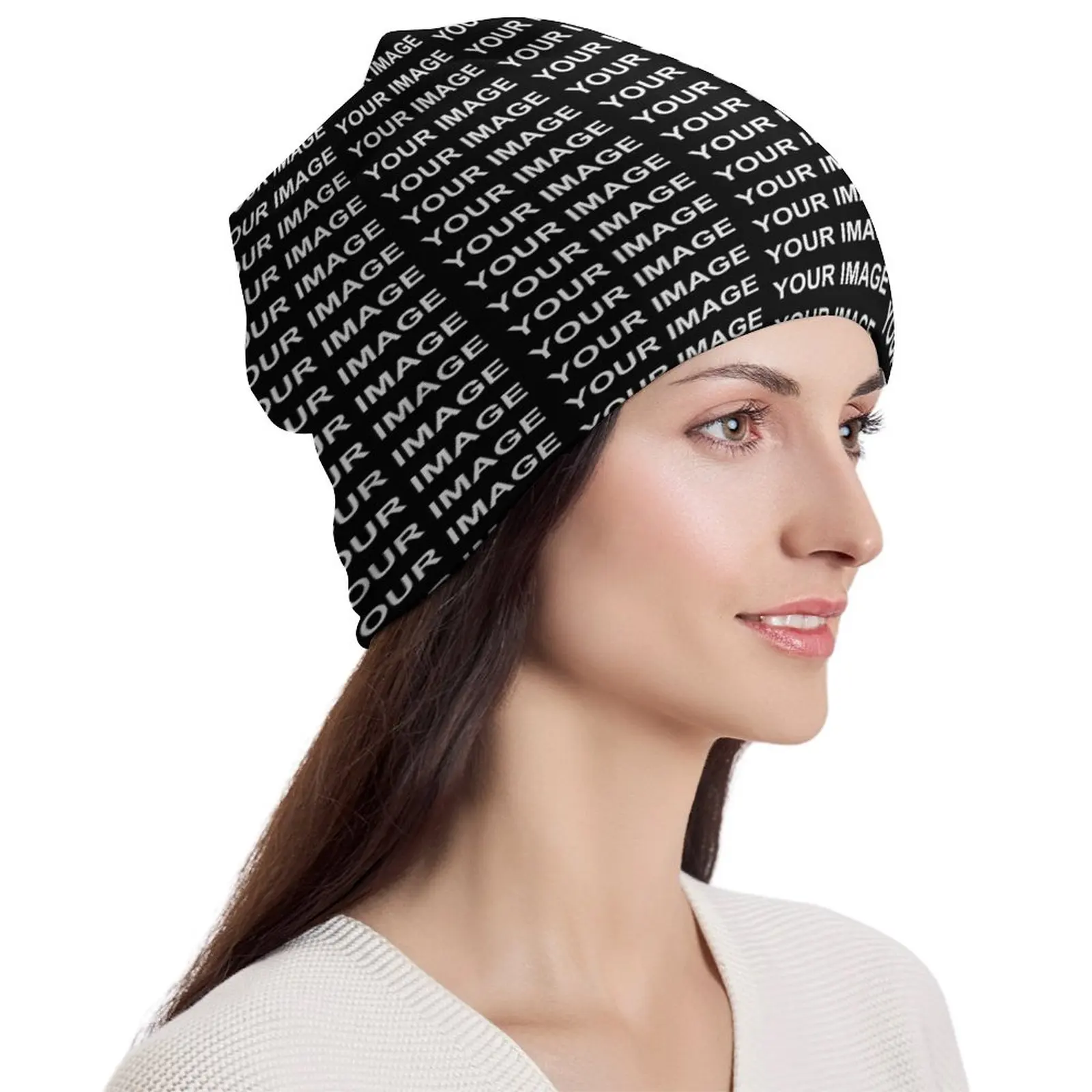 Your Image Customized Bonnet Hats Custom Made Design Beanie Hats Design Knitting Hat Autumn Men Women Outdoor Head Wrap Caps