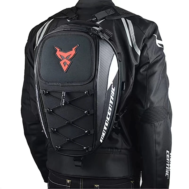 Motorcycle Tail Bag High Capacity 37L Moto Helmet Rear Seat Bag Rider Backapack Waterproof Luggage Bag Motorcycle Accessories image 5