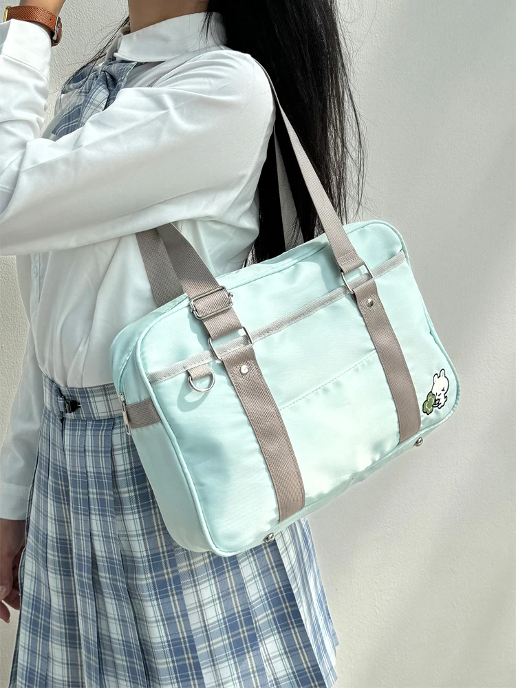 

Новинка 2022, простая японская школьная сумка 20202020, сумка для поездок на работу, студенческая классная сумка для девочек, квадратная застежка-молния