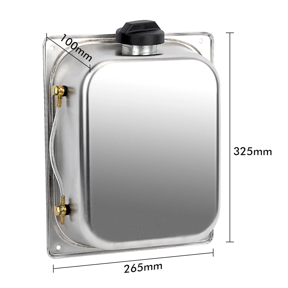 7L Stainless Steel Gasoline Petrol Fuel Tank Can Fit for Webasto Eberspacher Heater Universal Car Accessories Fuel Tank