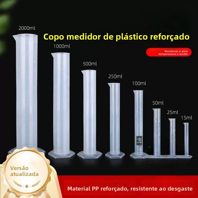 大容量-2000-ミリリットルプラスチックメスシリンダー目盛り付き耐熱測定カップキッチン調理ベーキングツール