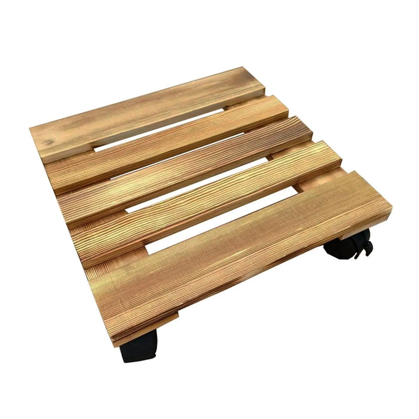 

Heavy-Duty Lockable Rolling Stand on Wheels - Thickened Wooden Base for indoor & Outdoor Use