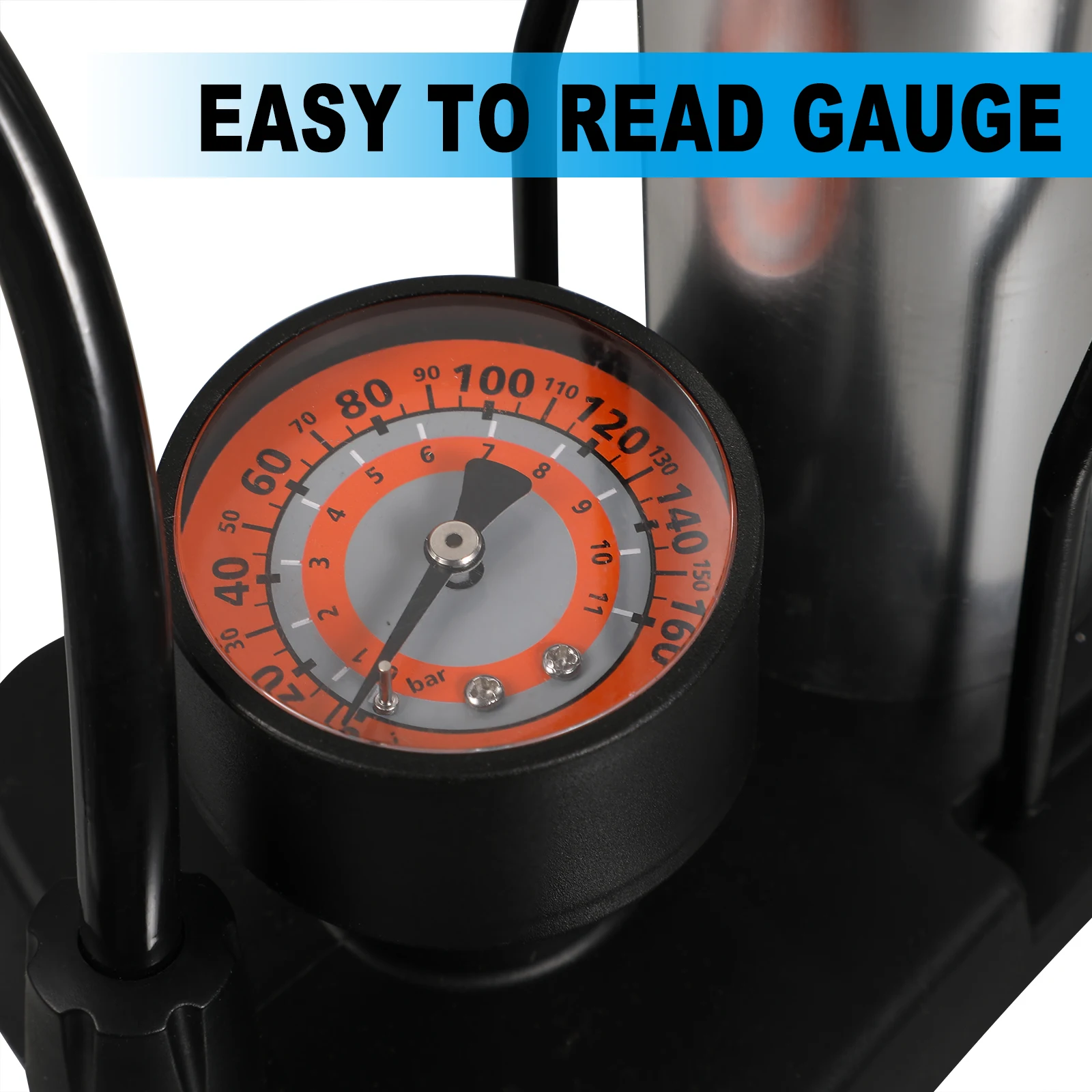

foot pump Cylinder Bike Pump Floor Air Inflator Pump tire floor pump high pressure foot pump