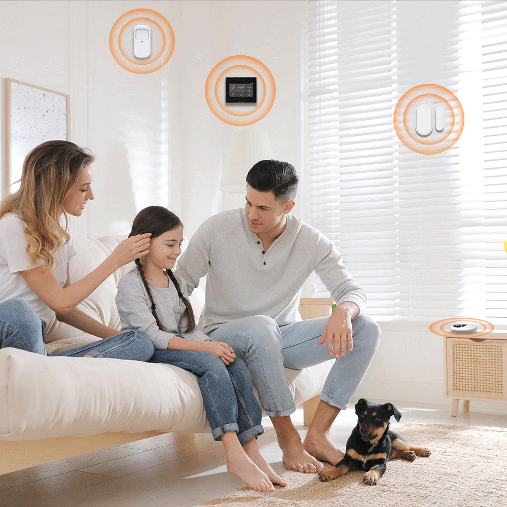 Top 4G Hd Alarmsysteem Voor Huisbeveiliging 433Mhz Wifi Draadloze Inbraakkit Tuya Smart Life App-Besturingsondersteuning Ota Online Upgrade