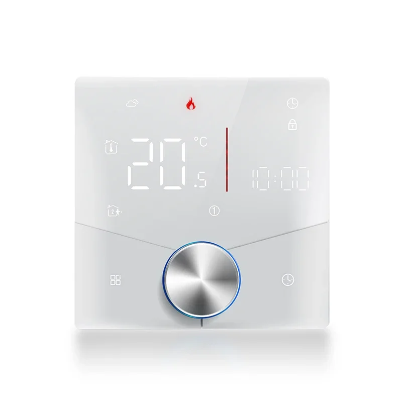 

Tuya Knob Thermostat for FCU Air Conditioning Central AC Control Panel Zigbee Smart Home AC Controller Thermostat Switch