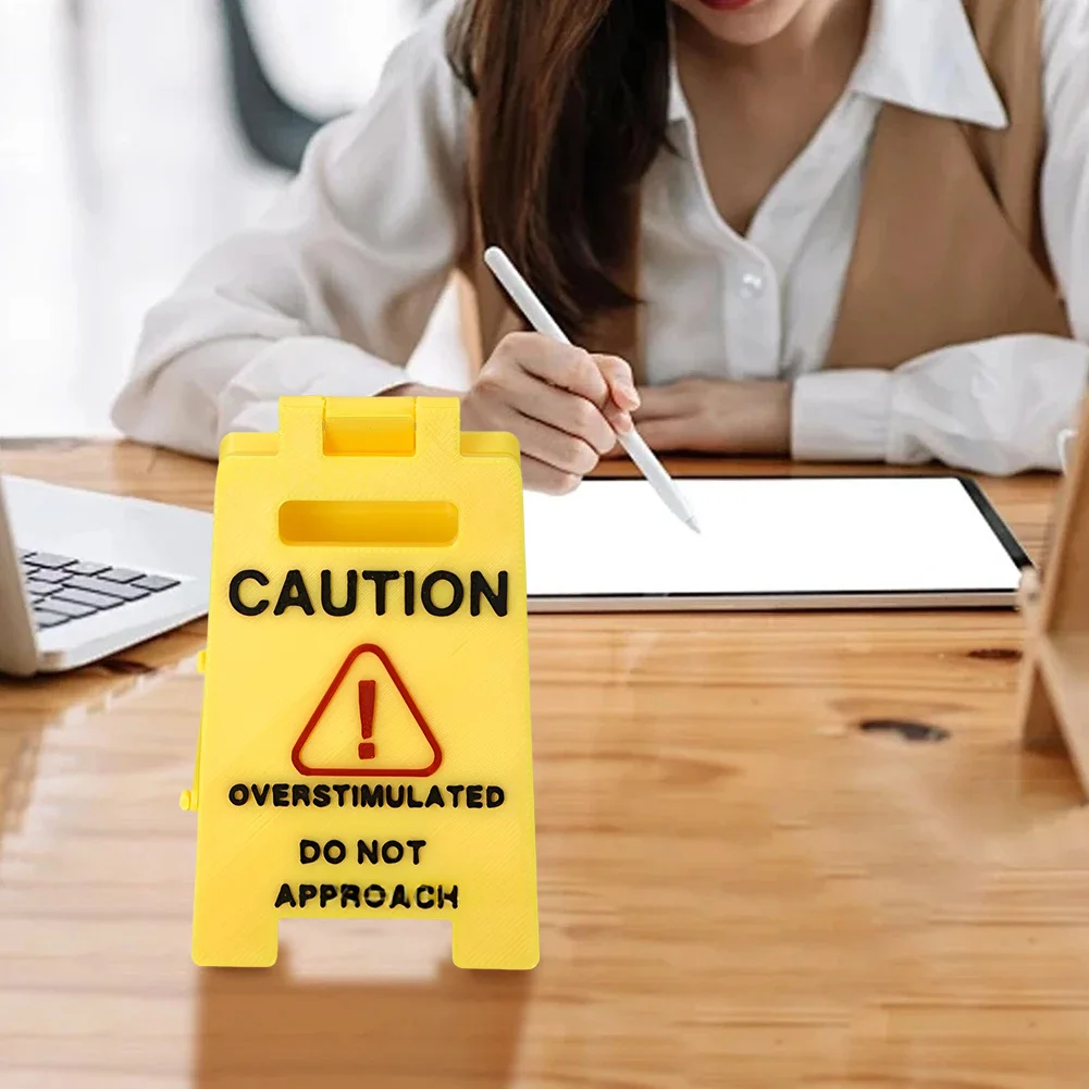 تحذير كبير الحفز مكتب تسجيل مكتب علامة تحذير ديكور لا نهج الجدول علامة تحذير صغيرة علامة تحذير ل هدية الكمامة #4