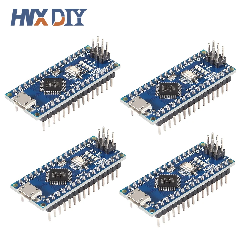 4 SZT. Mini / Type-C / Micro USB Nano 3.0 Atmega328P Kompatybilna Płytka Kontrolera dla Arduino CH340 Sterownik USB 16Mhz ATMEGA328P — zdjęcie produktu 5