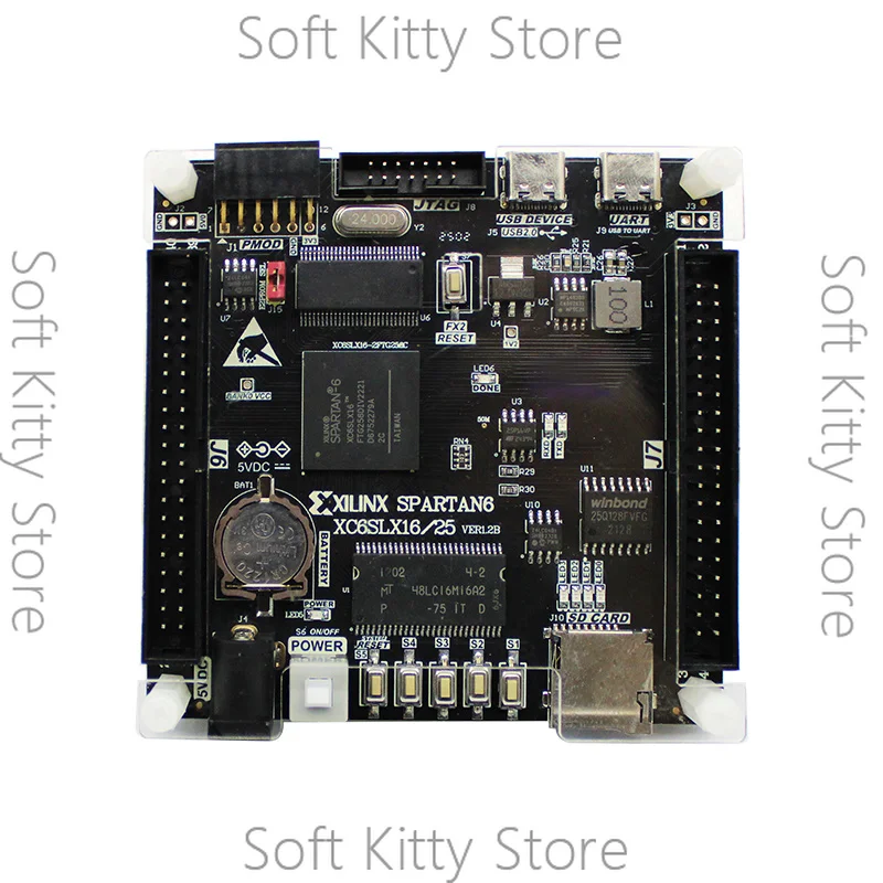 XC6SLX16  SDRAM USB2.0 FPGA Development Board  Single core board structure A positive