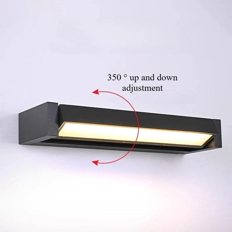 LED Outdoor Waterproof Wall Lamp, Modern and Simple Home Lighting Fixture for Courtyard Entrance Hallway