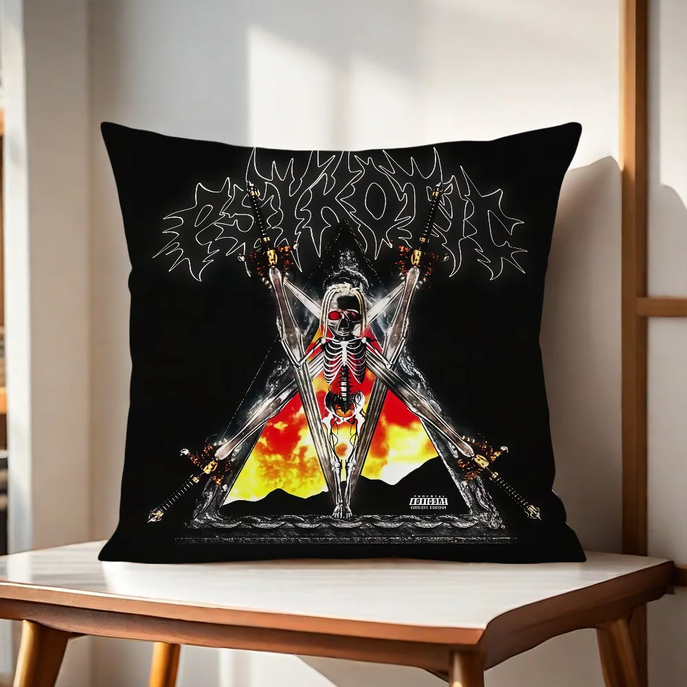 Psykotic Rapper OsamaSon Cushion Cover Pillow Cover Home Sofa Living Room Office Coffee Shop Car PillowCover