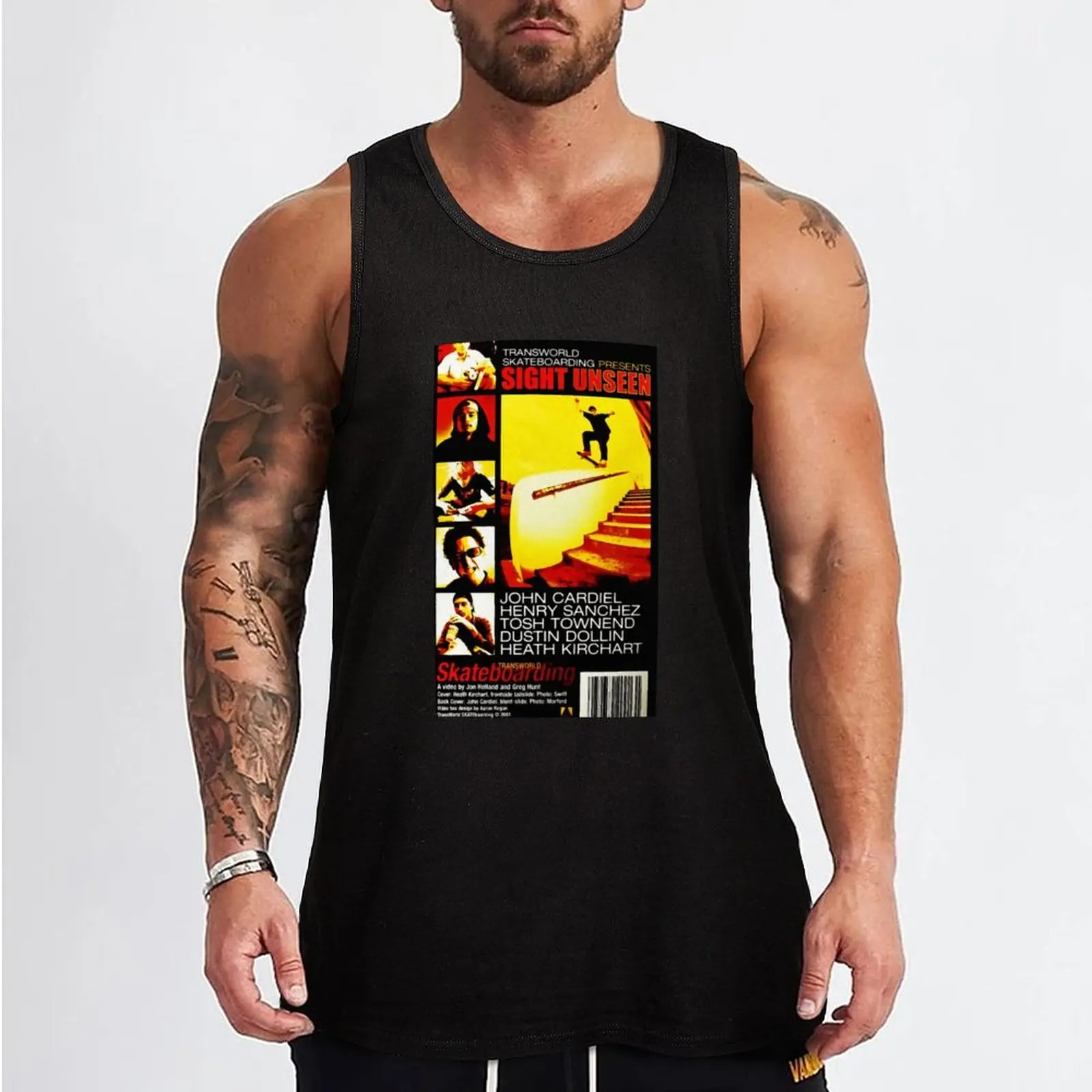 Transworld Sight Unseen (Back Cover) Tank Top Vest for boy Top