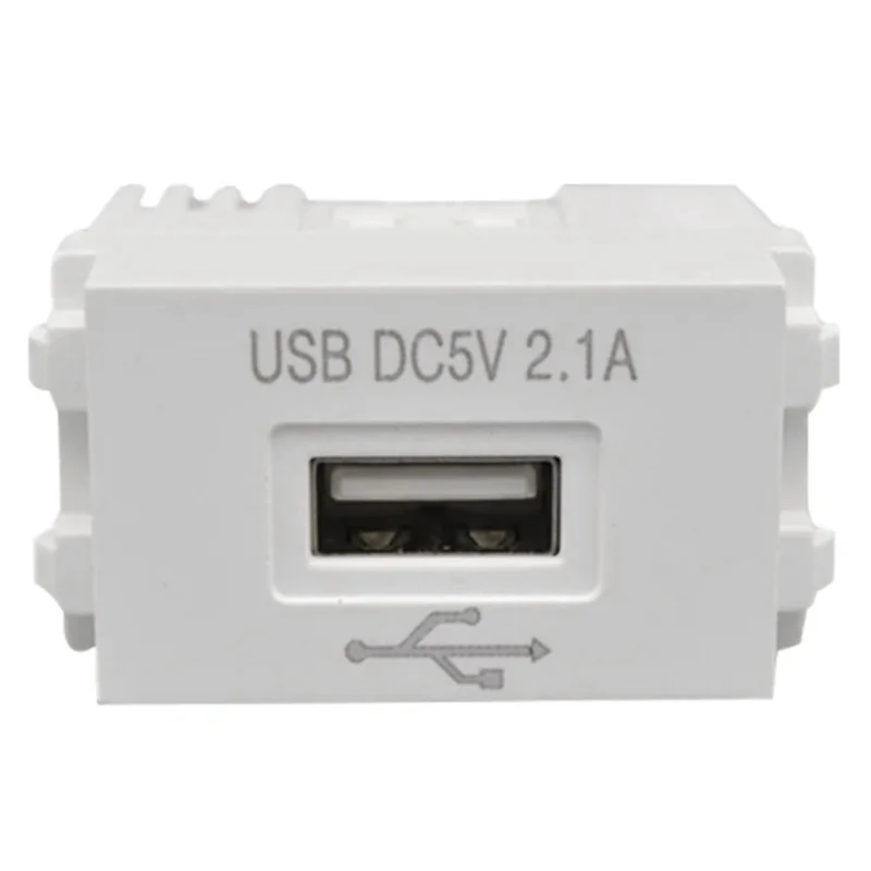 SQPP-USB 電源モジュール 220V ソケット 5V 変圧器 2.1A USB 充電電源ソケット スイッチングアダプター 1 個