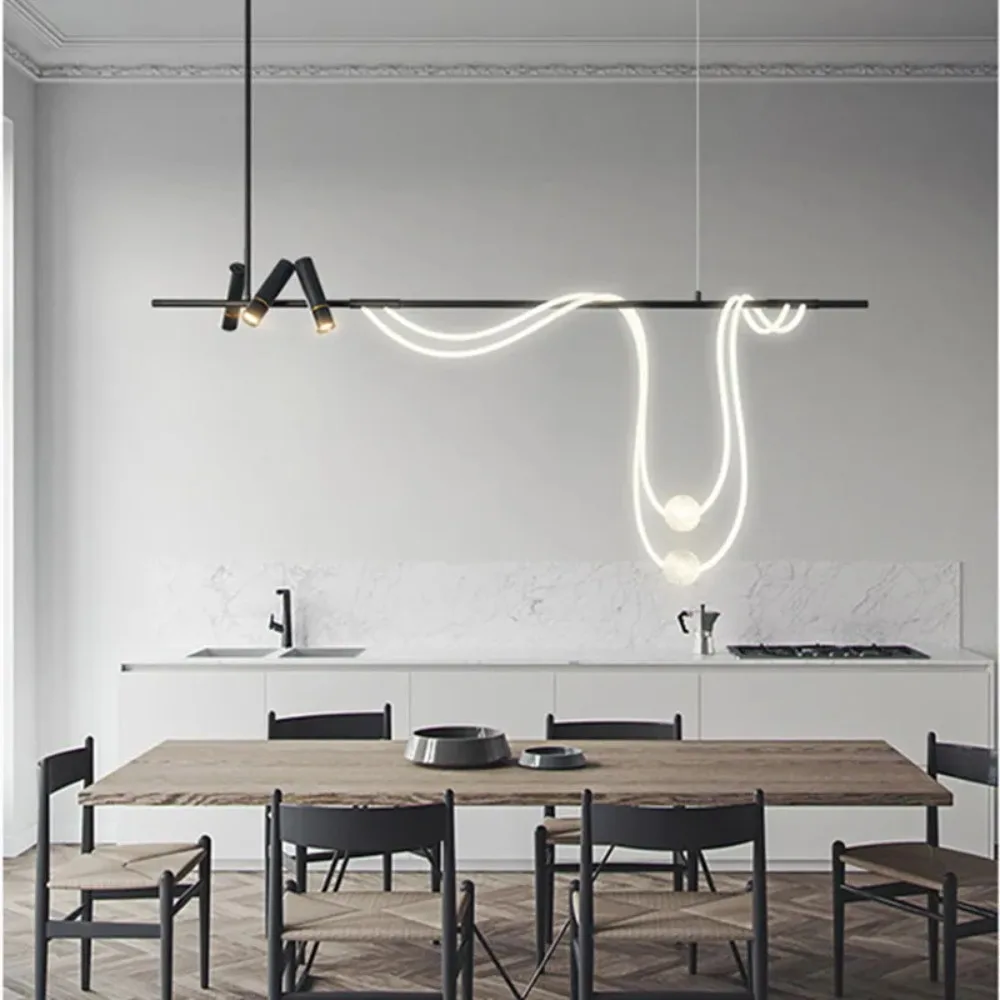 nordic mangueira led chandelier para cozinha sala de jantar e estar centro mesa pingente luzes decoracao de casa minimalista suspensao 01