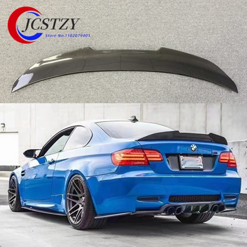 Rrear Deck Spoiler Lid Tail Fin ABS for BMW E92 Coupe (2006 - 2012 3 Series) Great Fitment High Gloss Finish