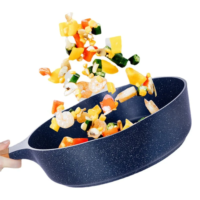 

Wok, Maifanshi 13-piece set, non-stick pan, household, milk stir-fry