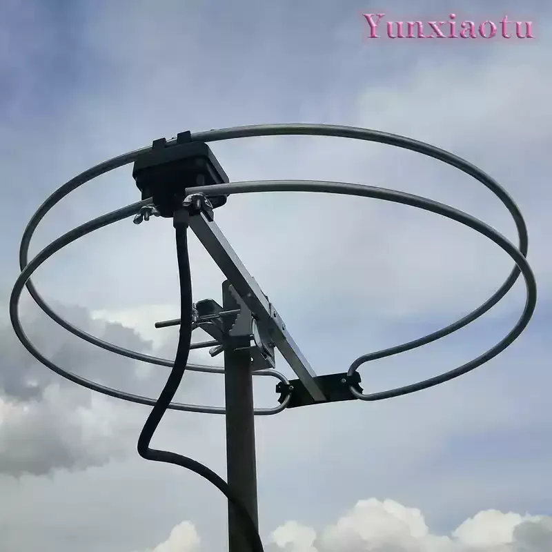 Omnidirectional High Gain FM Antenna, Indoor & Outdoor FM Broadcast Aerial for Stereo Radio Reception