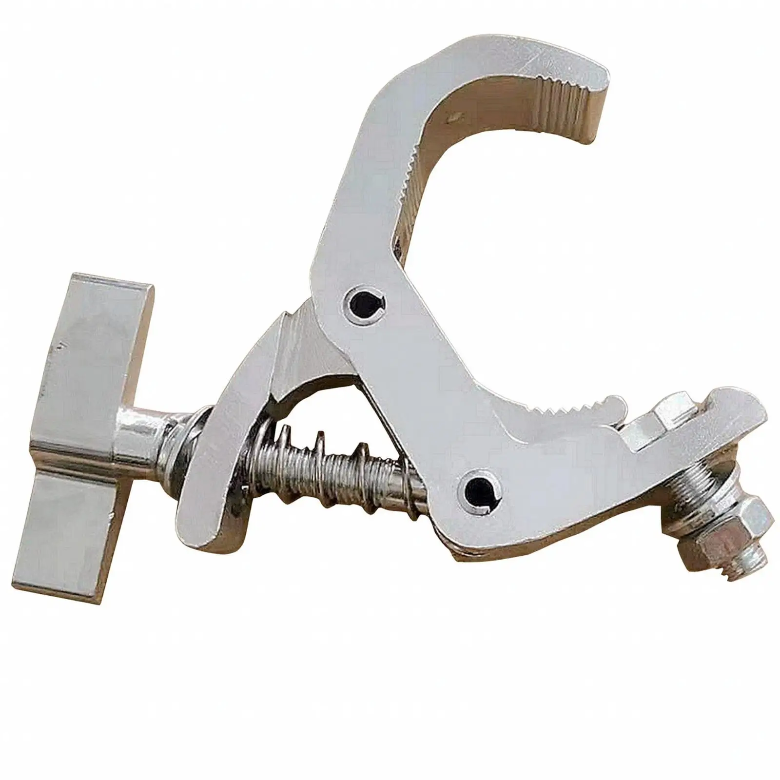Professional Aluminum Hook Clamp for Stage Light Fixture Mounting Bracket Fits 40-60mm Pipe Guitar Clamp Press