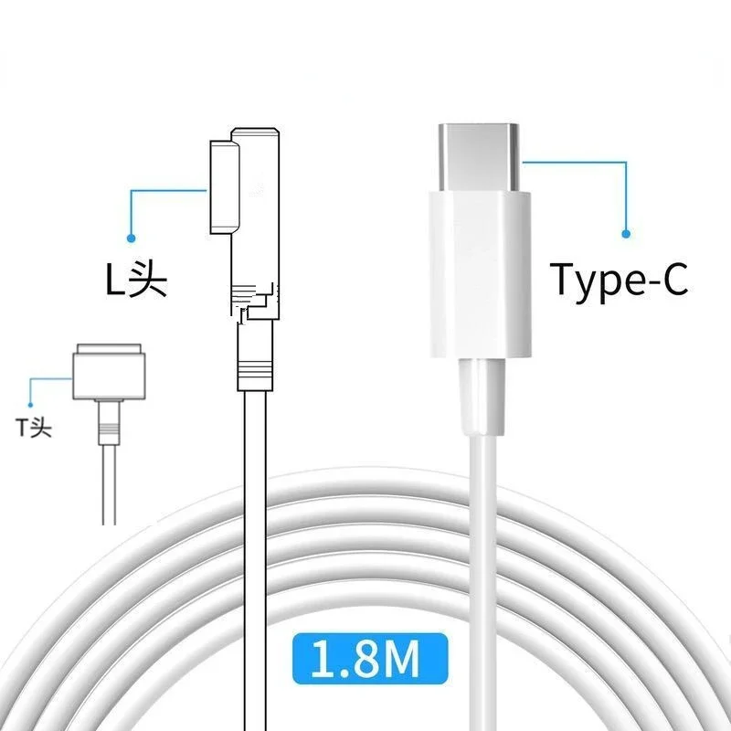 Type C To for Magsafe 2 Charging Cable 65W For 18.5V-20V 3.25A PD Fast Charging Compatible for MacBook 1.8m