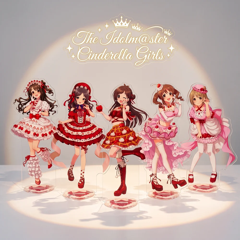 Акриловая фигурка-брелок Idolmster Cinderella Girls Узуки Рин Мио, 15 см, новинка 2026 года, аниме-фигурка для стола, подвеска для сумки.