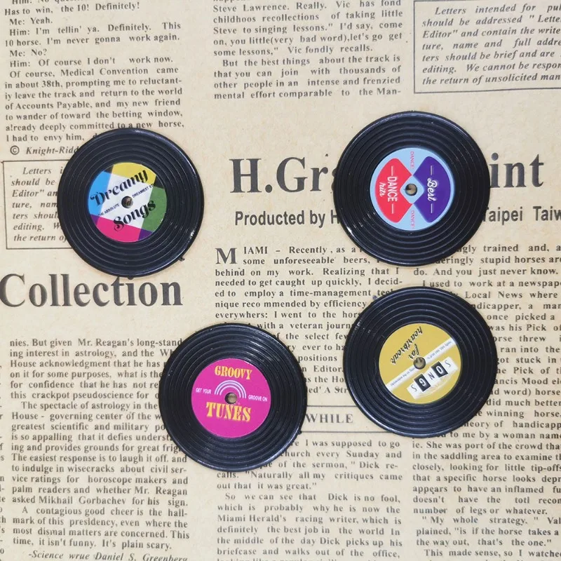 Nostalgic Tape Magnet Set Decorative Magnetic Tape Refrigerator Magnets Retro Magnetic Tape Refrigerator Magnets 4pcs Home Decor