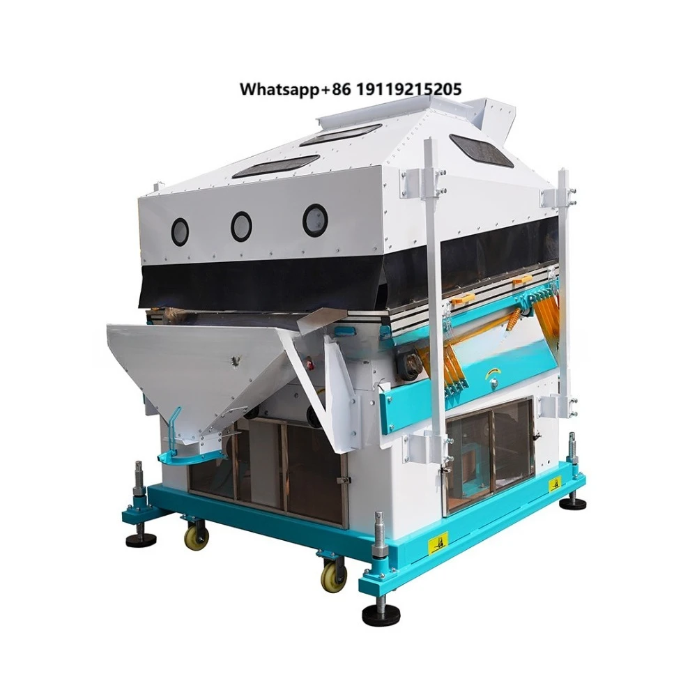 Grains Destoner QSC-7 Green Mung Bean Soybean Chili Seed Blow Type Gravity Table Destoner