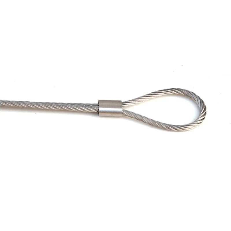 1 قطعة حبل أسلاك الفولاذ تجعيد كم M1 M1.5 M2 M2.5 M3 M4 M5 M6 M8 304 الفولاذ المقاوم للصدأ/النحاس البيضاوي كابل تثبيت كليب دائم