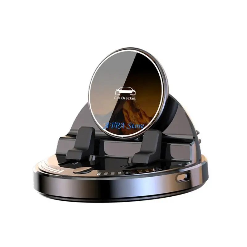 

U13C Wireless Car Chargers, 15W Fast Charging, Auto Clamping Car Phone Mount, Cellphone Holder Chargers Station