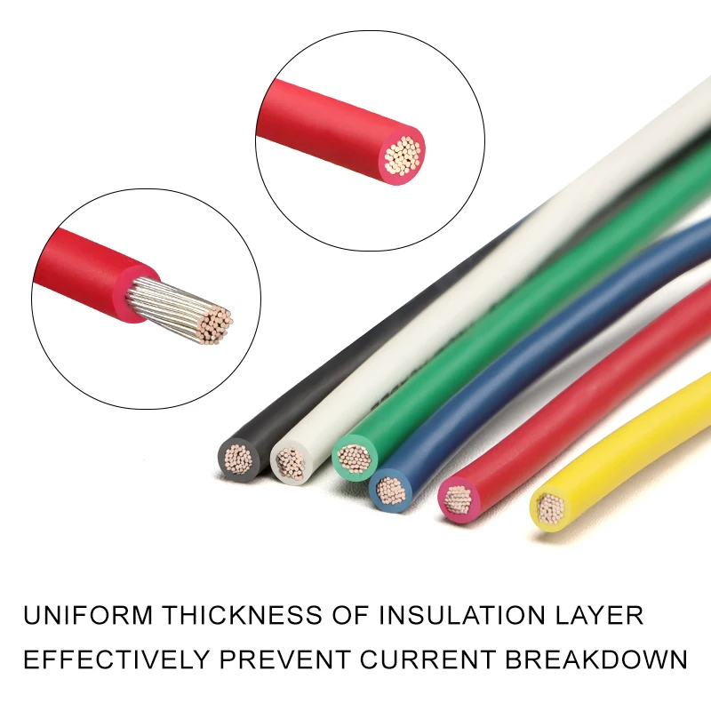 UL3266 Low-Smoke 30/28/26/24/22/20/18/16/14/12AWG Halogen-Free PE Insulated Wire Tinned Copper Cable Household Appliances Cables - Image 4