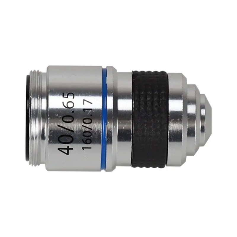1PCS Microscope Accessory 185 Series 40X Objective Lens Aluminum Alloy RMS Thread