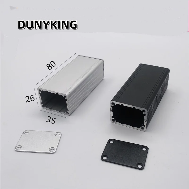 Aluminum Enclosure waterproof 80x26x35mm Case PCB DIY Instrument Electronic Project Protective Box Alloy Components Made PCB