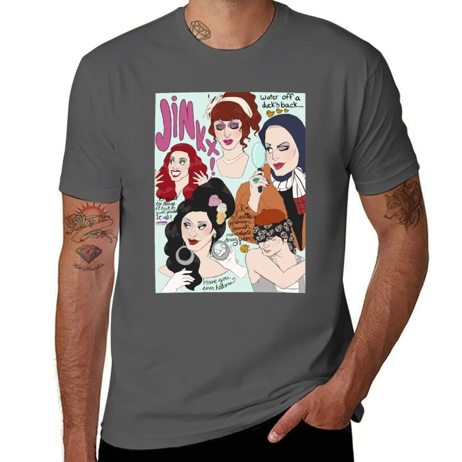 

monsoon art Jinkx T-Shirt Work Wear Short Sleeve T-Shirt