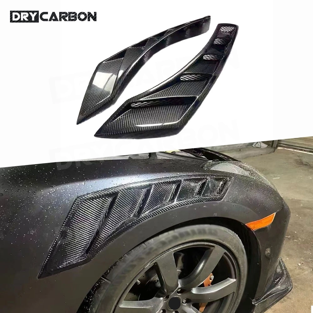 

Front Fender Air Vent Trim Spoiler Body Kits Car Accessories for Nissan GTR R35 350Z 370Z Z33 Z34 2008-2017 Canards Side Fender