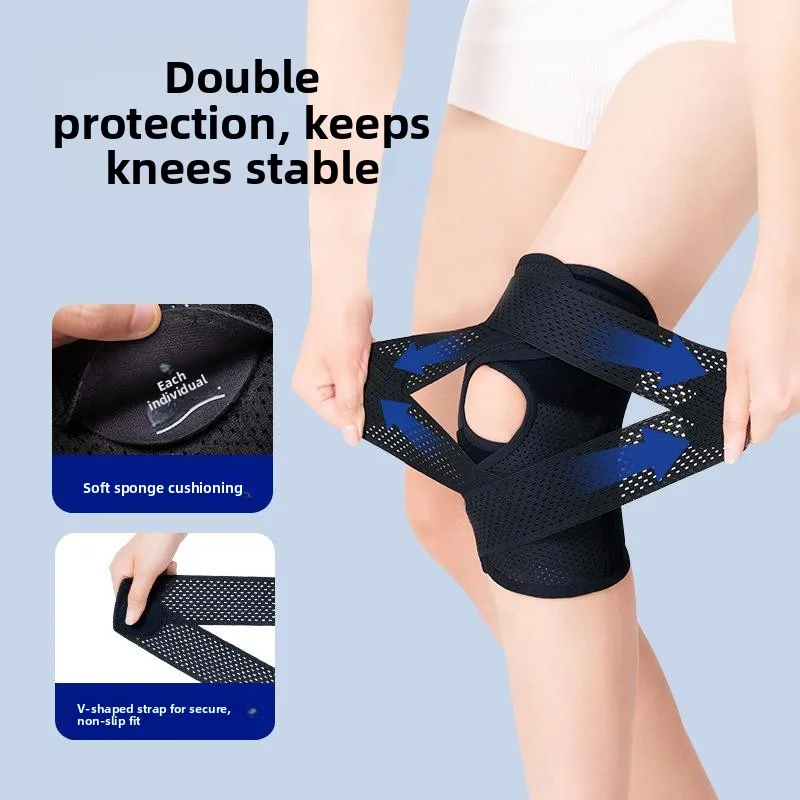 

Спортивные наколенники для мужчин: бандаж для мениска и надколенника, поддержка колена для альпинизма, баскетбола, велоспорта, защита суставов