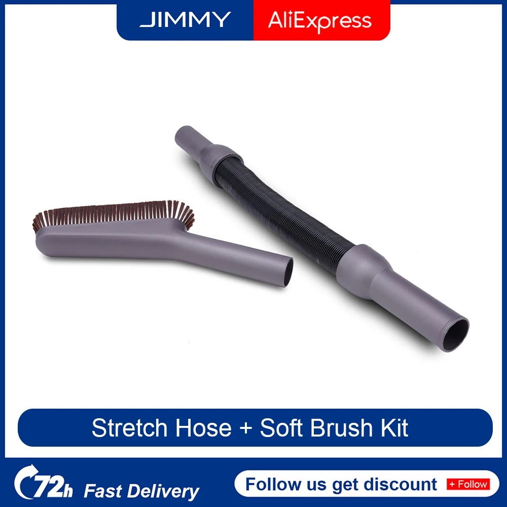 

JIMMY Original Stretch hose and Soft brush kit for JV51/JV53/JV63/H8 Handheld Cordless Stick Vacuum Cleaner