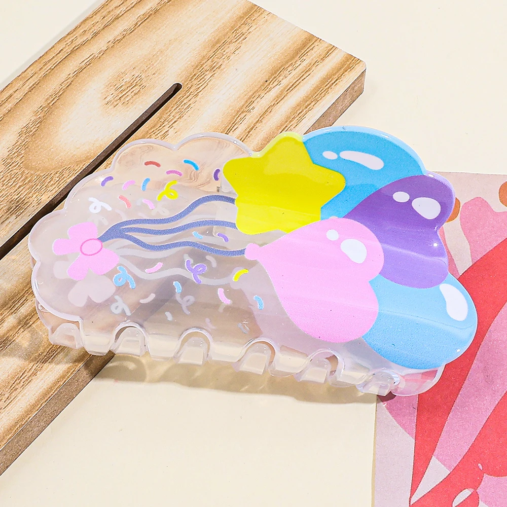 مخالب شعر أكريليك لطيفة "كوكو" من ديزني، ملحقات شعر متعددة الوظائف، مخالب شعر #3